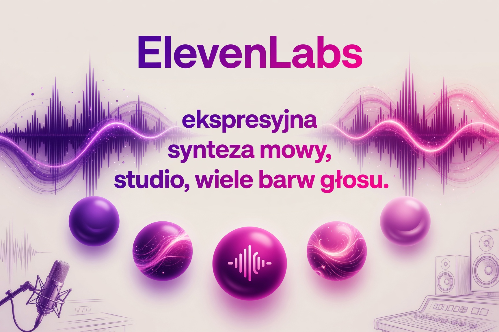 Wizualizacja: ElevenLabs: ekspresja, style i produkcja audio